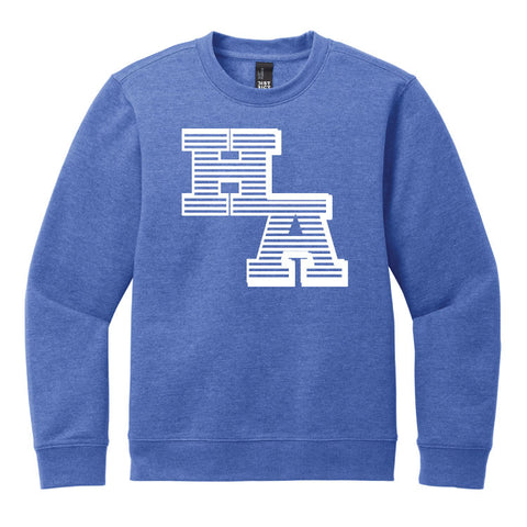 HA Striped Shadow Block Crewneck Sweatshirt